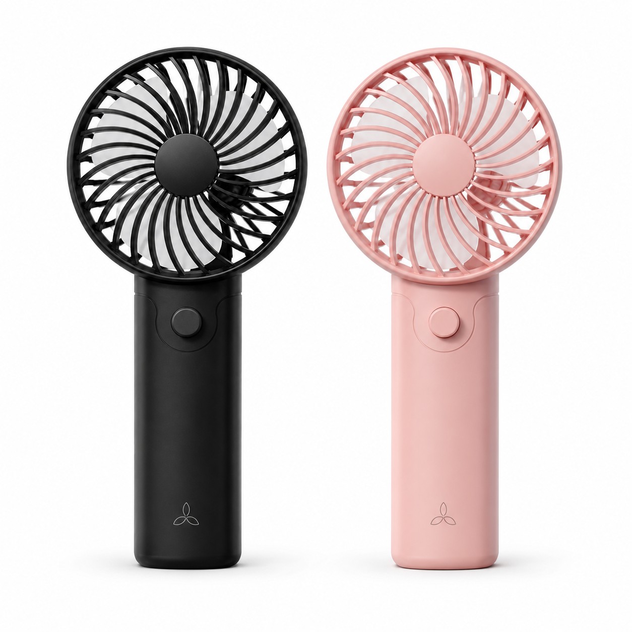 Mini Plastic Handheld Fan With Rounded Handle