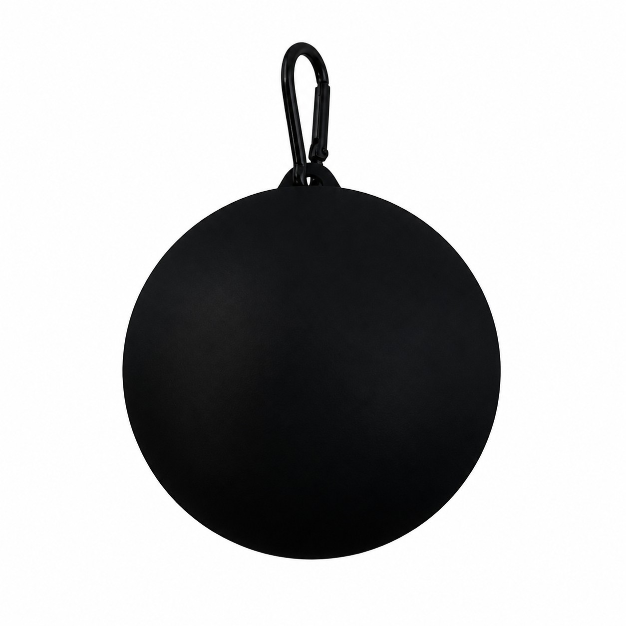 Circular Silicone Treat Pouch With Clip — view 2