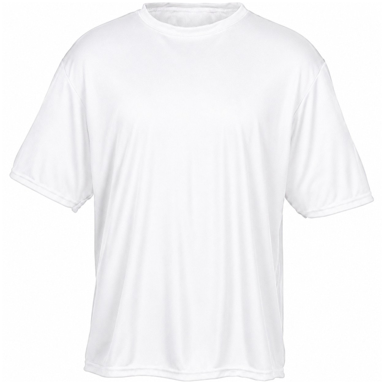 Men's Cooling Recycled Polyester Tee — White