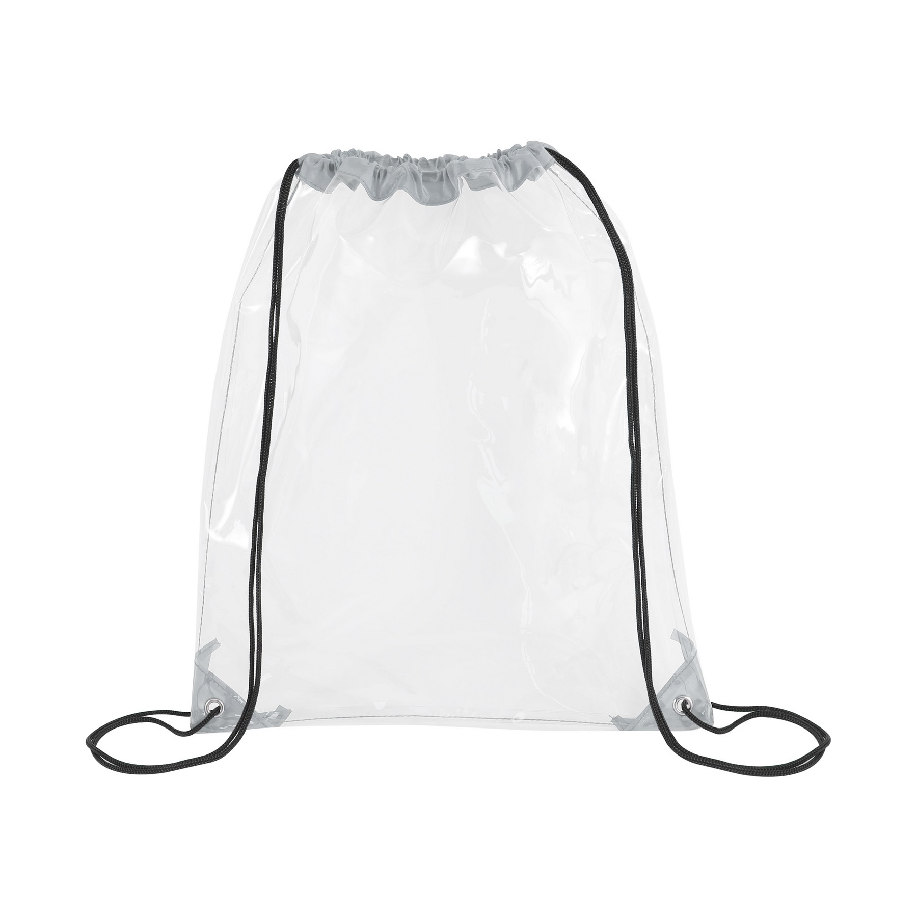 Metal Grommets PVC Drawstring Bag — view 2