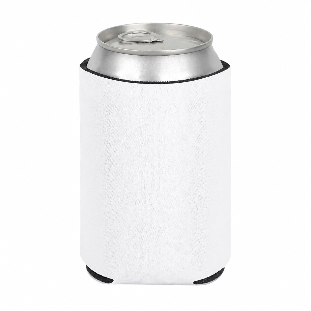 Economy Foam Can Cooler — White