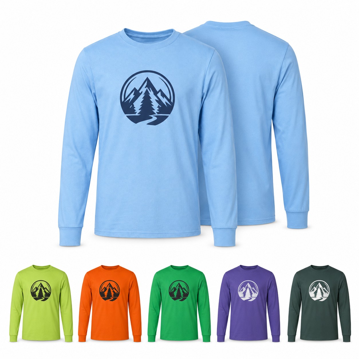Blend Long Sleeve Crewneck Shirt
