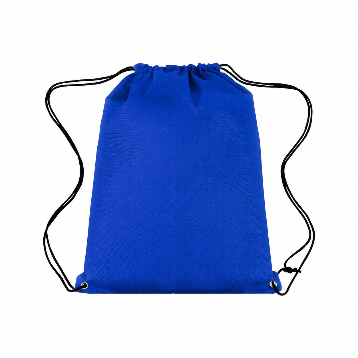 80GSM Non-Woven Metal Grommets Drawstring Bag — Royal Blue