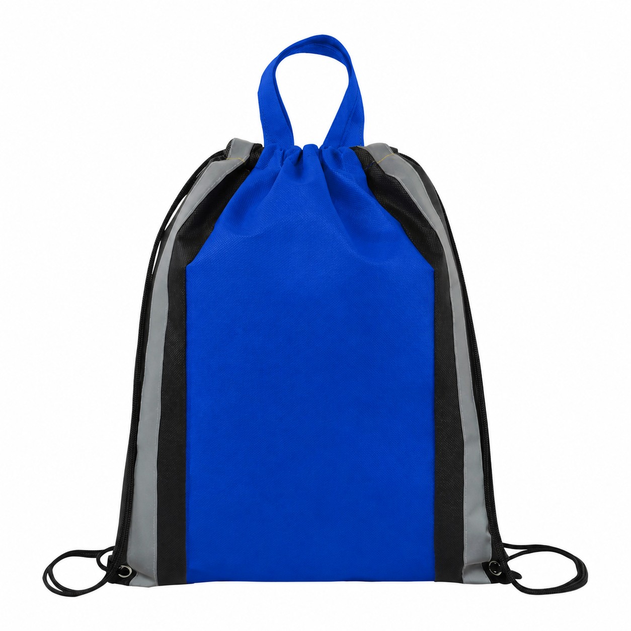 Reinforced Handles Drawstring Bag — Royal Blue