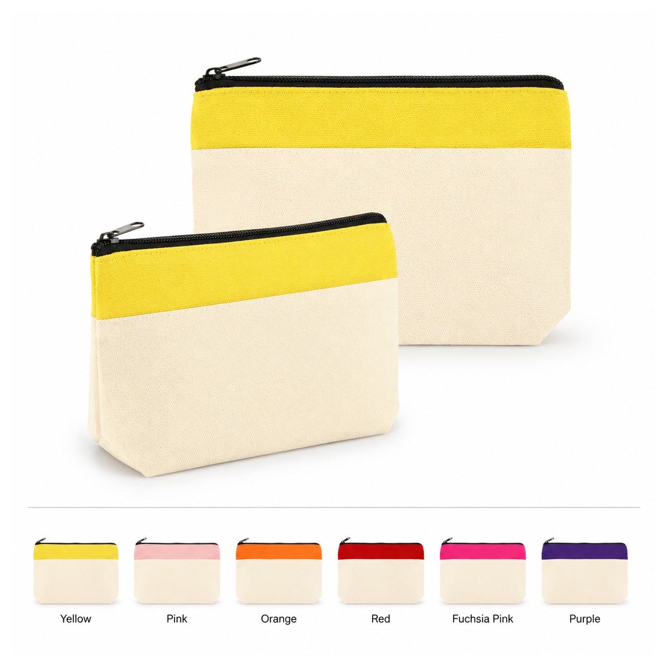 Zippered Storage Travel Pouch