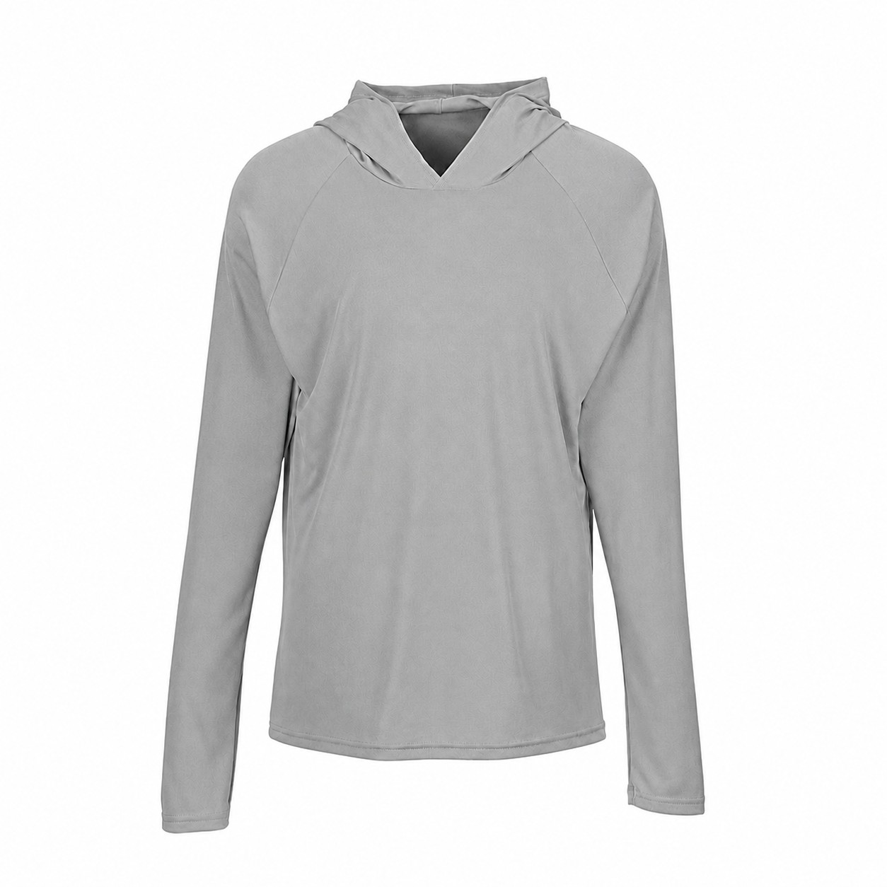 Performance Hooded Long Sleeve Shirt — Gray