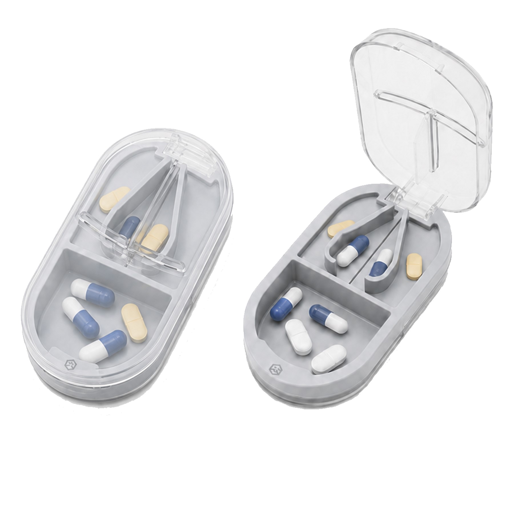 Small Pill Cutter With Dose Storage
