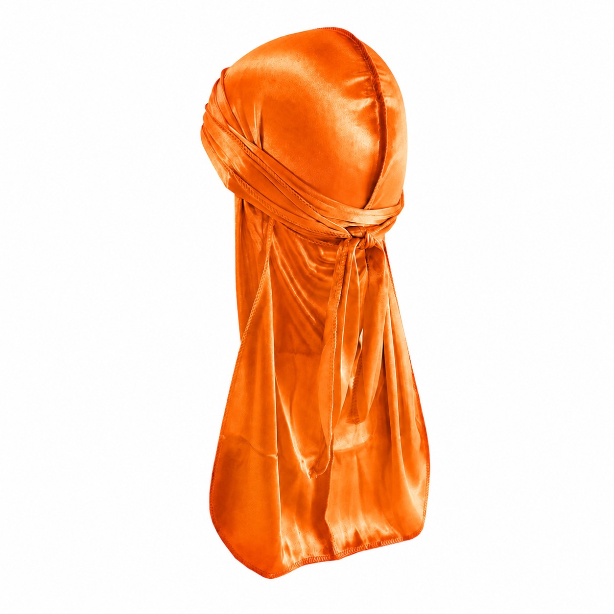 Polyester Pirate Head Wrap Scarf — Bright Orange
