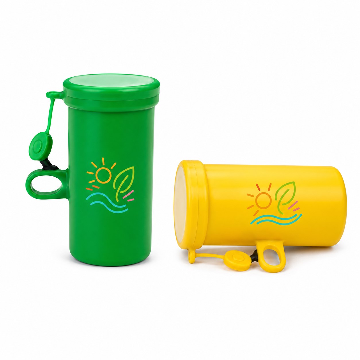 Compact Plastic Air Horn With Lanyard