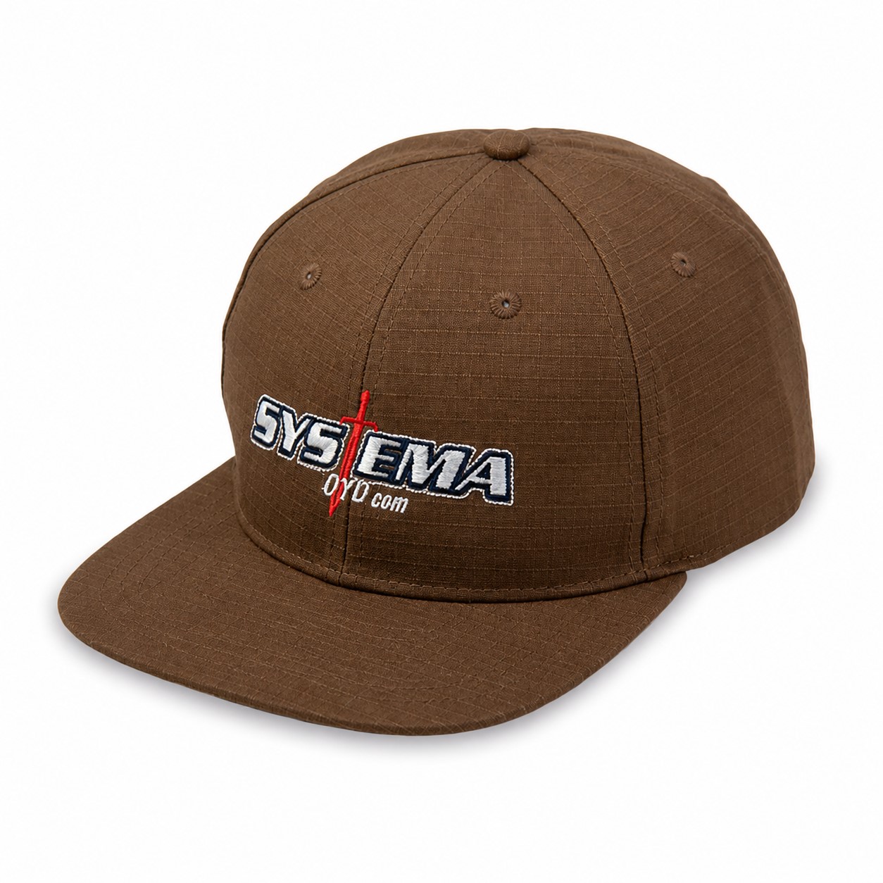 Woolen Camouflage Flat Brim Cap — view 5
