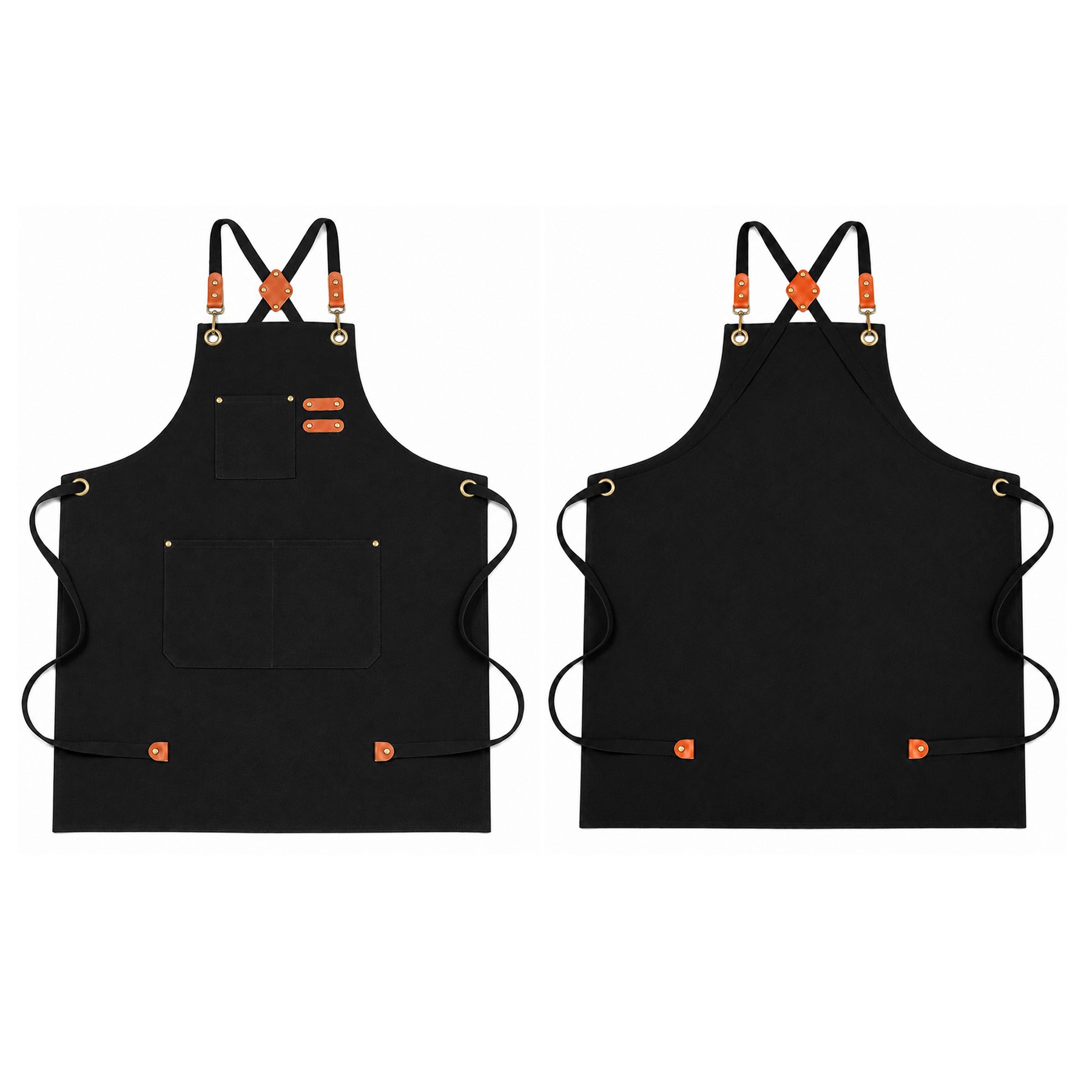 Water Resistant Cross Back Canvas Apron