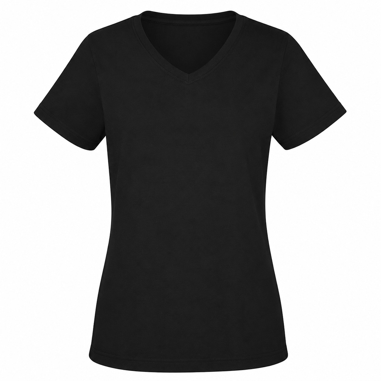 V-Neck Short Sleeve T-Shirt — view 2