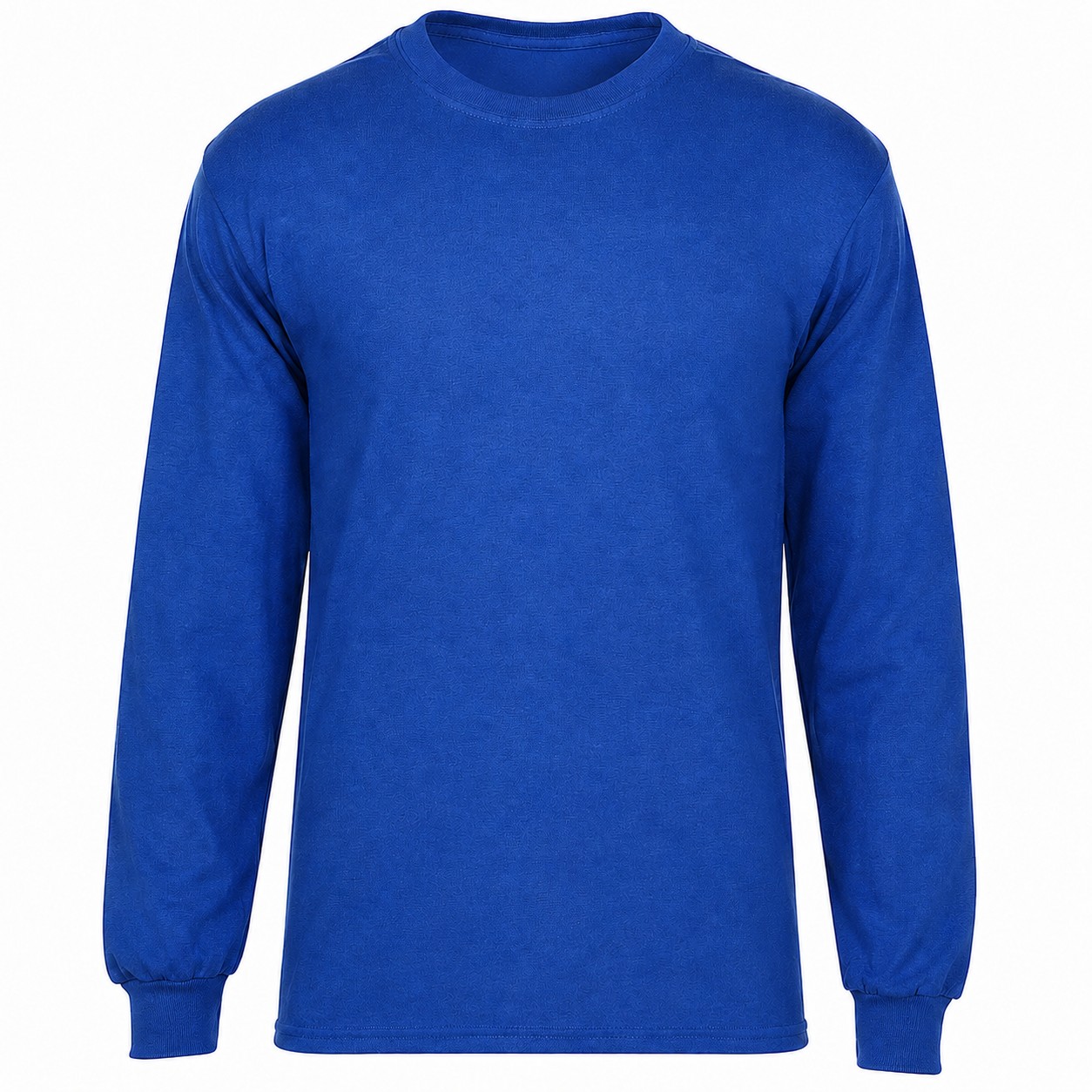 Long Sleeve Cotton Polyester Crew Shirt — view 2