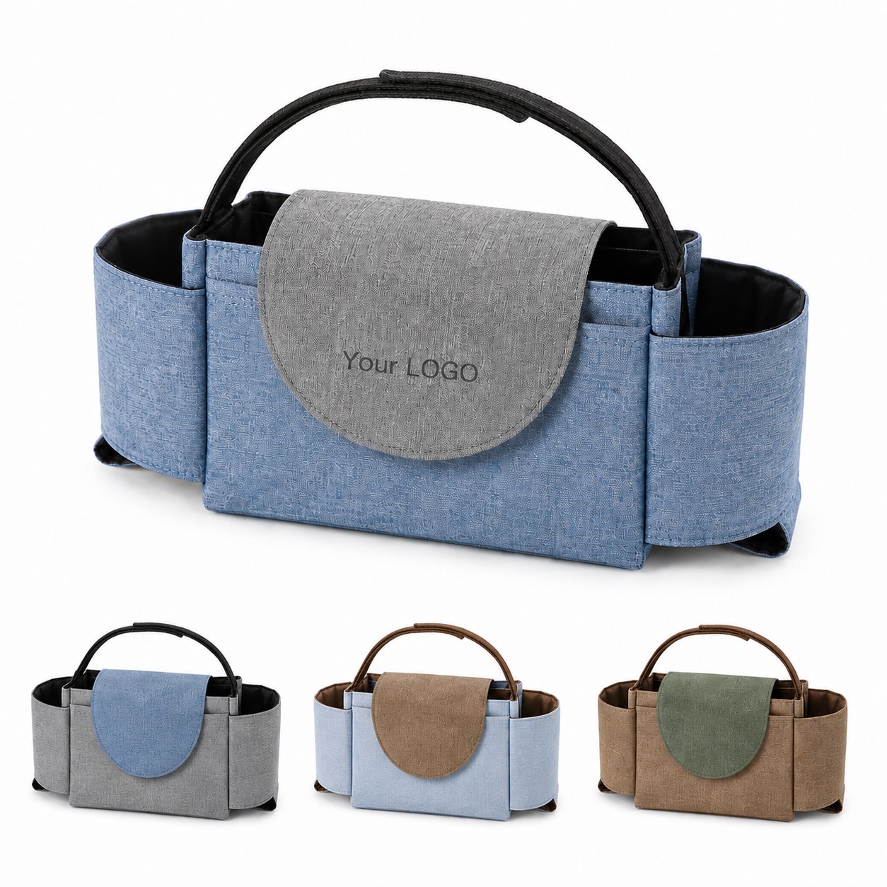 Hanging Oxford Stroller Organizer Bag