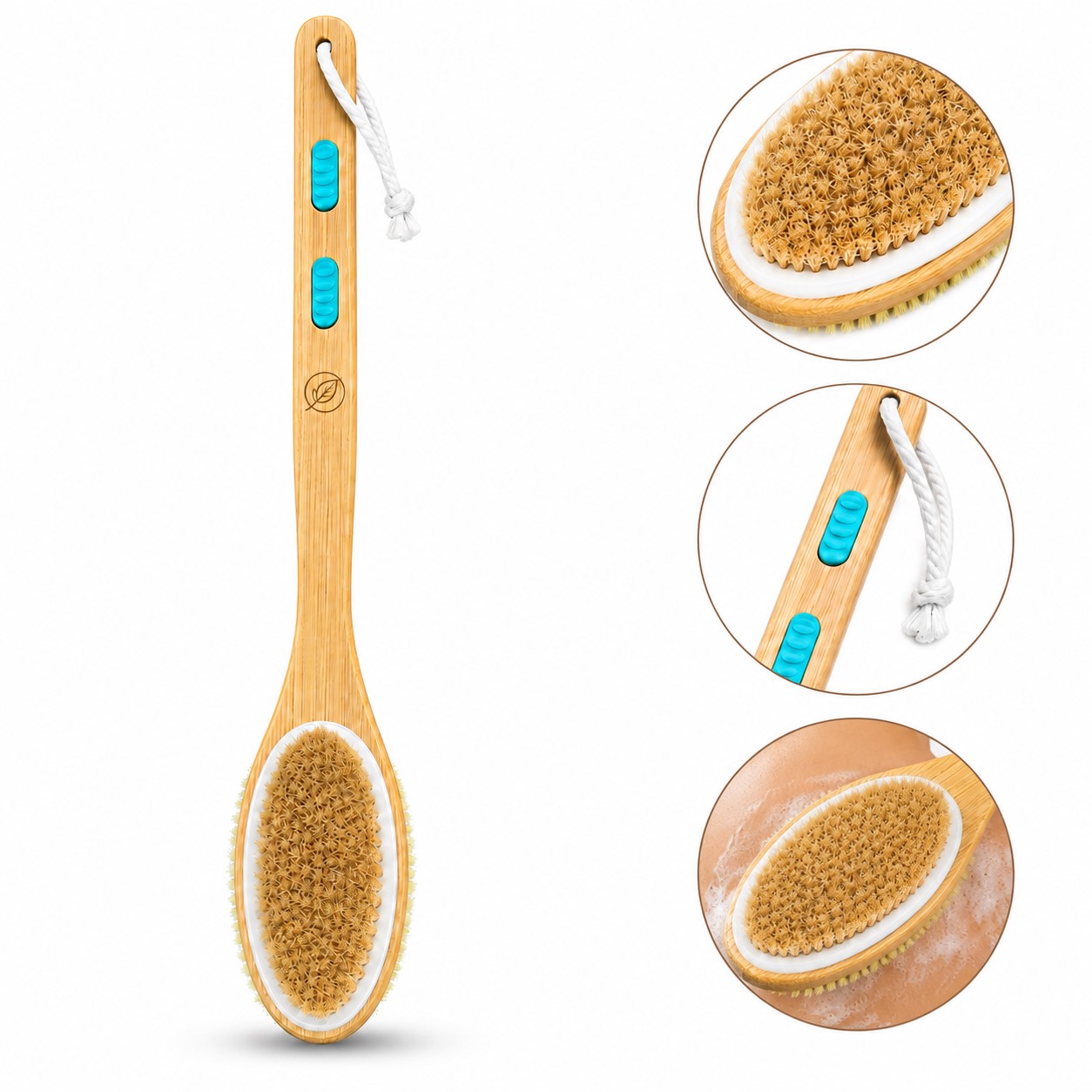 Long Reach Dual Sided Body Brush