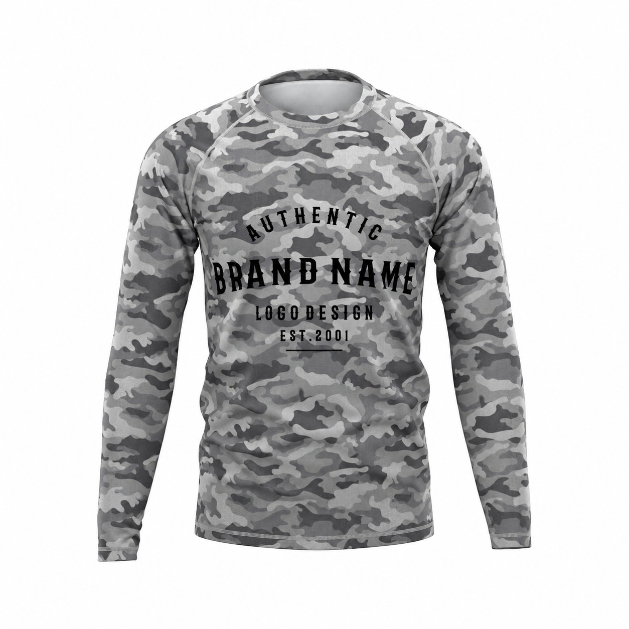 Raglan Sleeve Workout Shirt — Gray