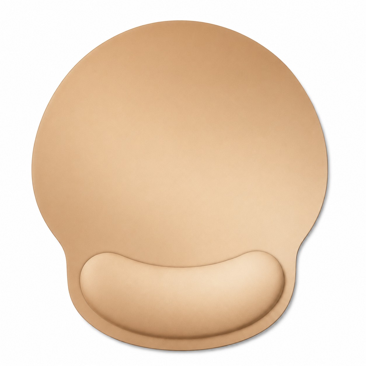 Ergonomic Gel Wrist Rest Mouse Pad — Tan Beige