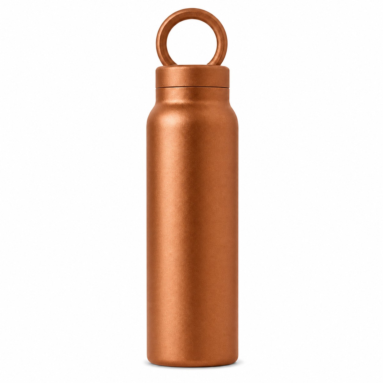 Magnetic Lid Insulated Water Bottle — Copper Brown