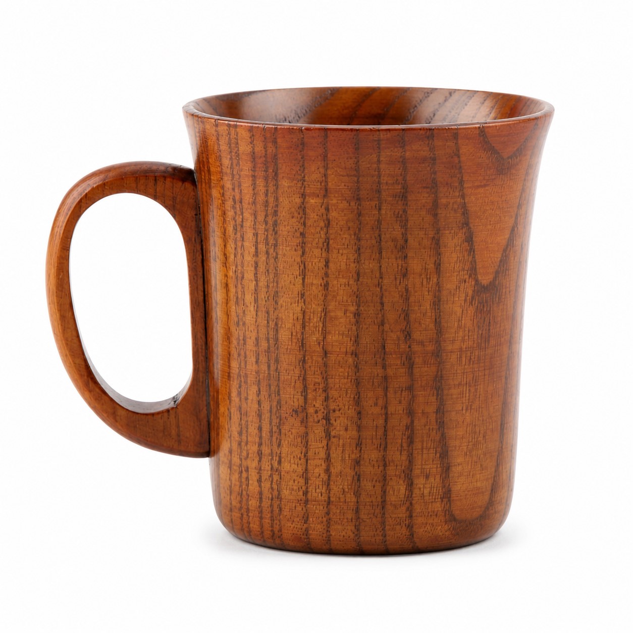 Handmade 9 Oz Wood Beverage Mug — view 2