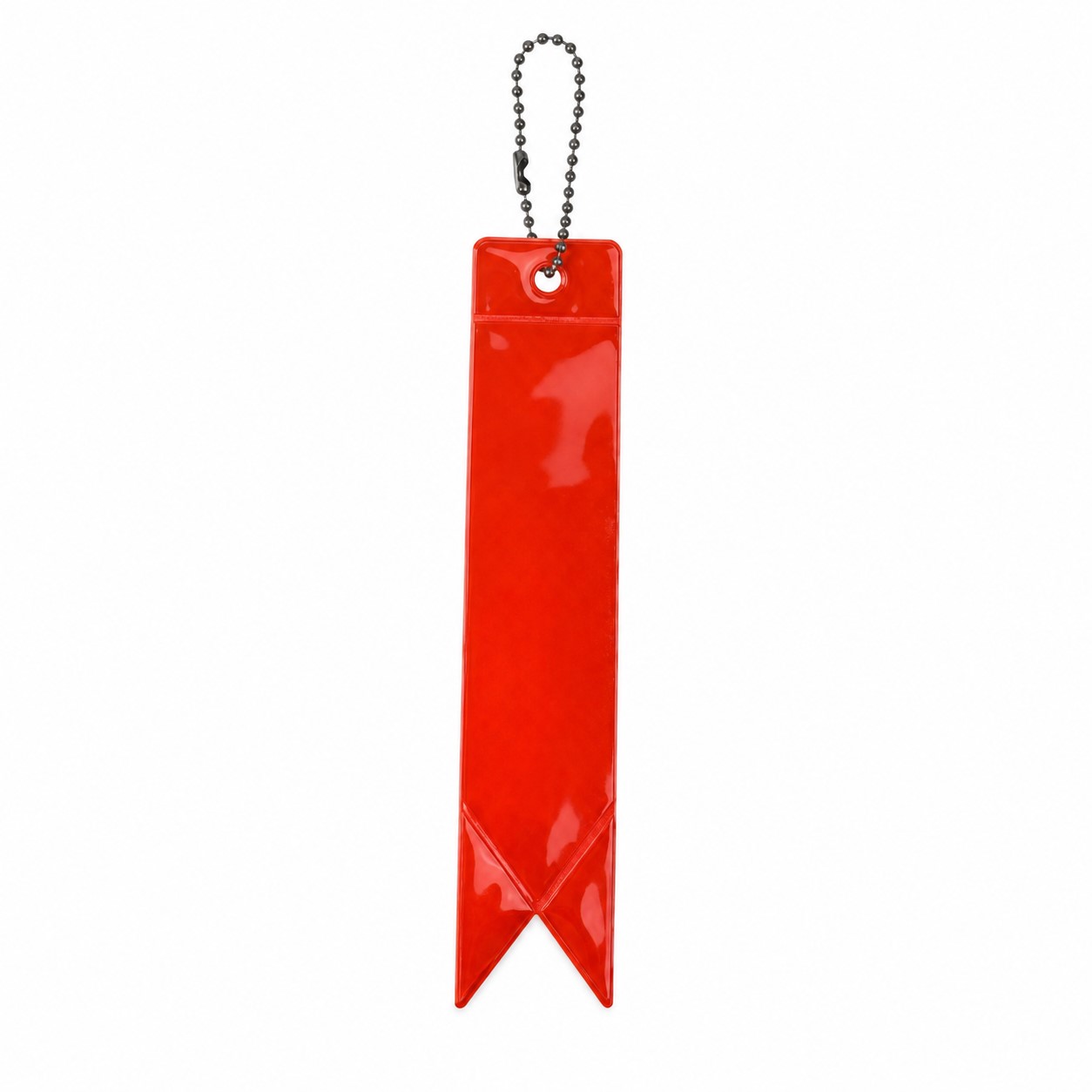 Reflective PVC Ribbon Keychain — view 2