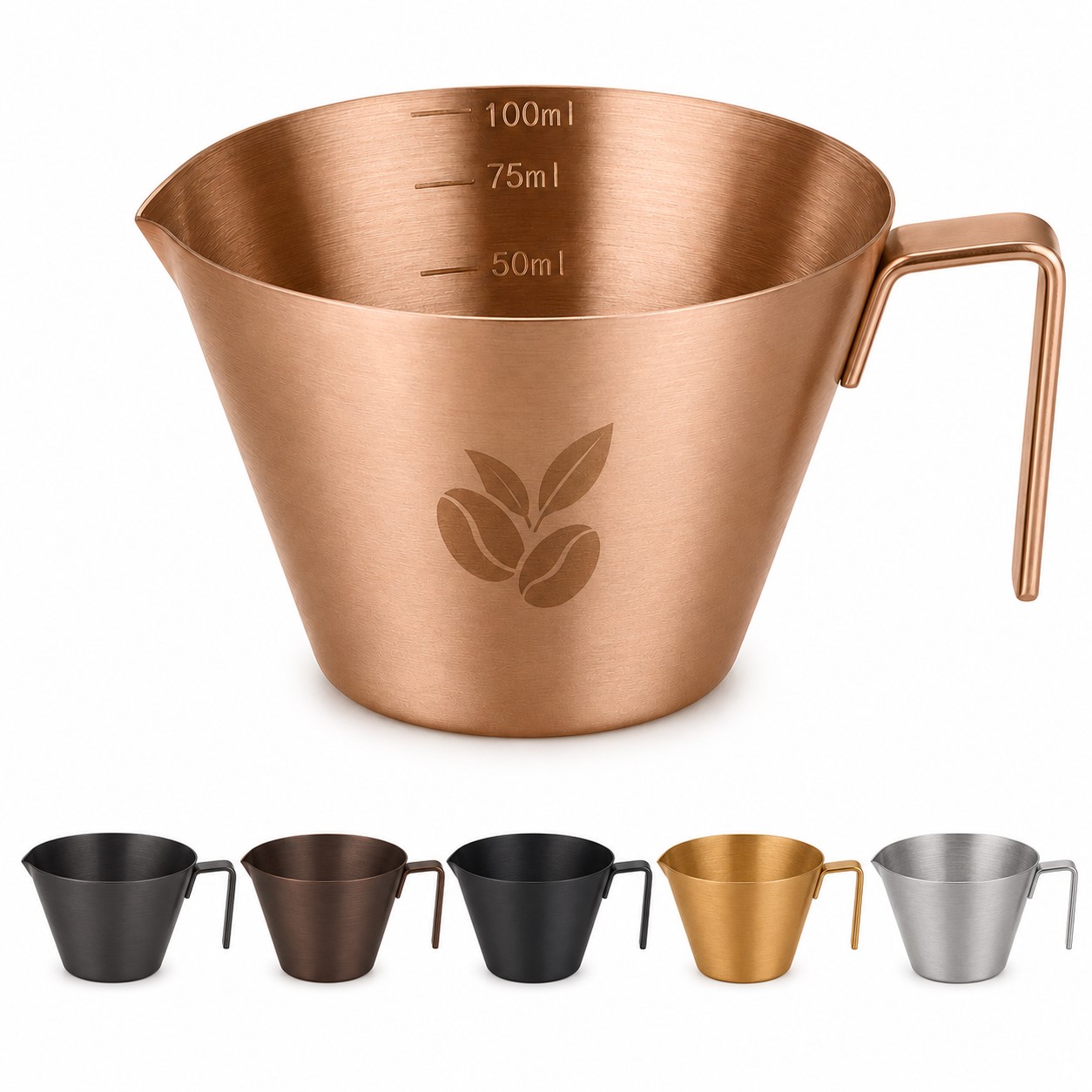 Stainless Steel Graduated Coffee Extraction Cup