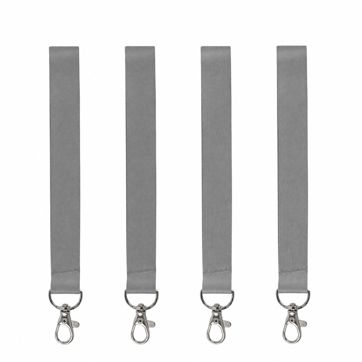 Polyester Wrist Keychain Strap — Gray