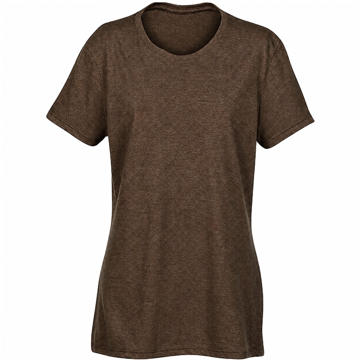 Ladies' Tri-Blend Short-Sleeve Tee — Brown