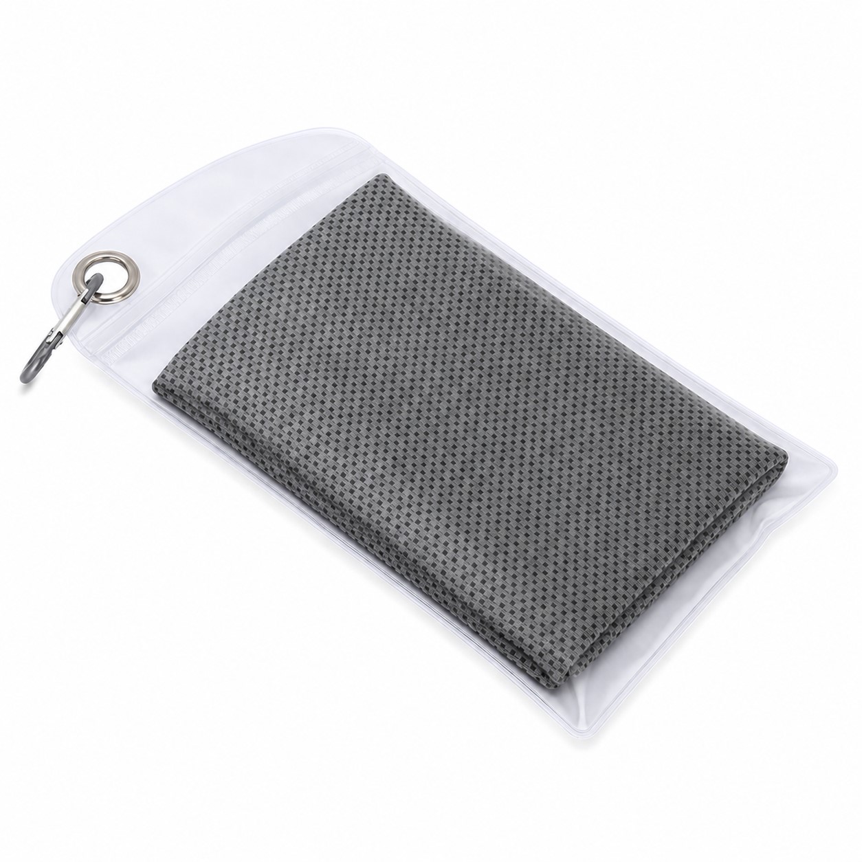 Polyester Cooling Fitness Towel — Gray