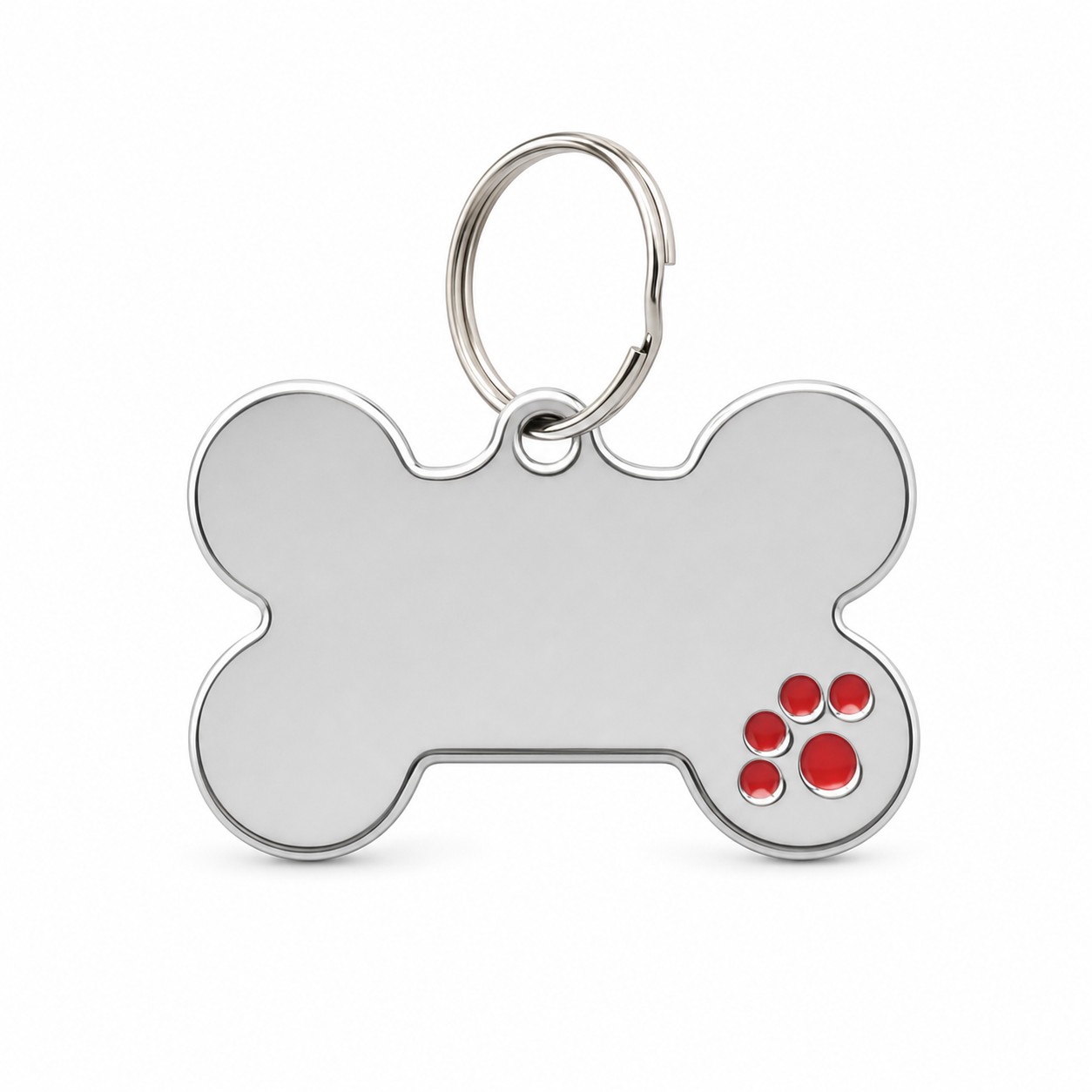 Bone Shape Metal Pet Identification Tag — view 2