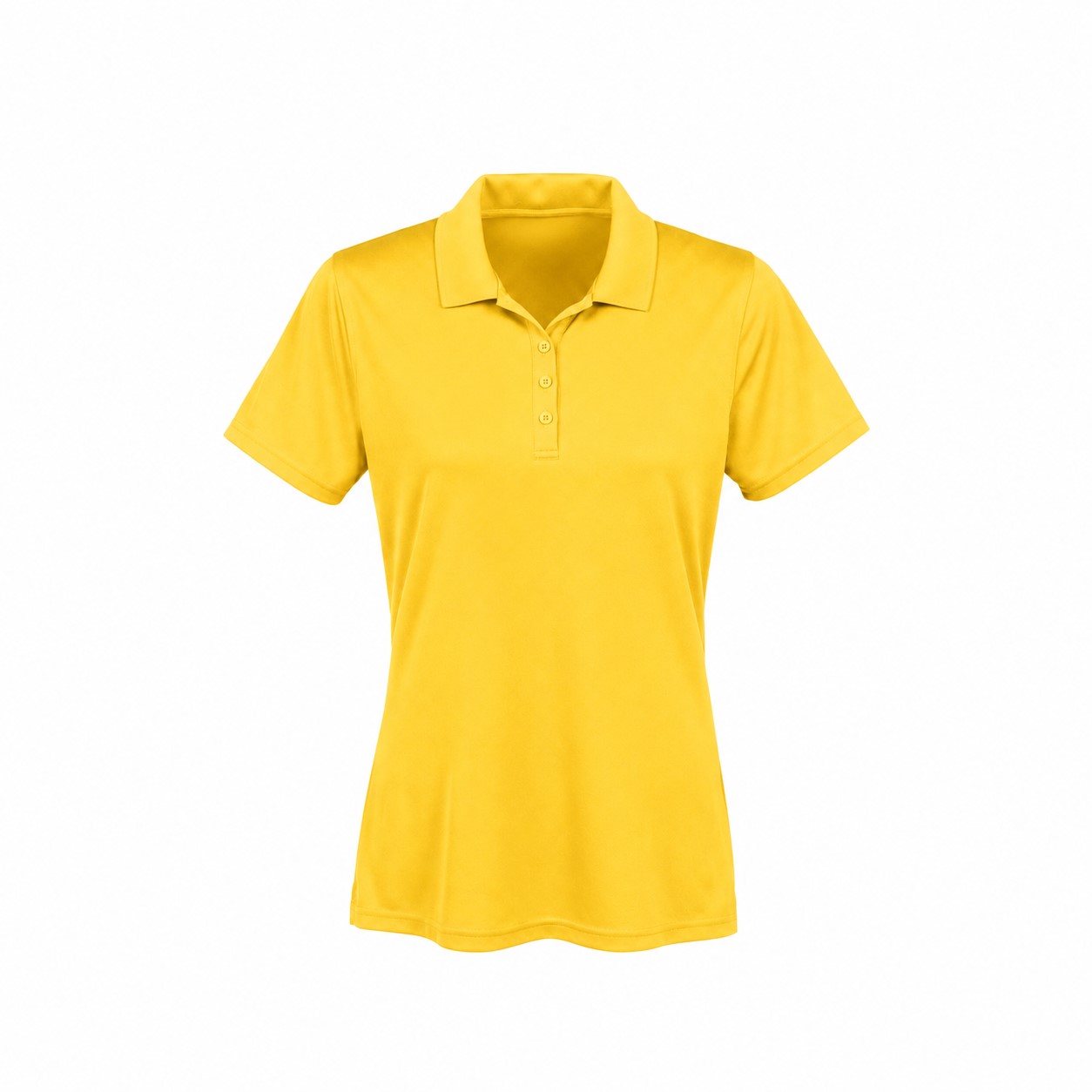 Recycled Team Polo Shirt — Yellow