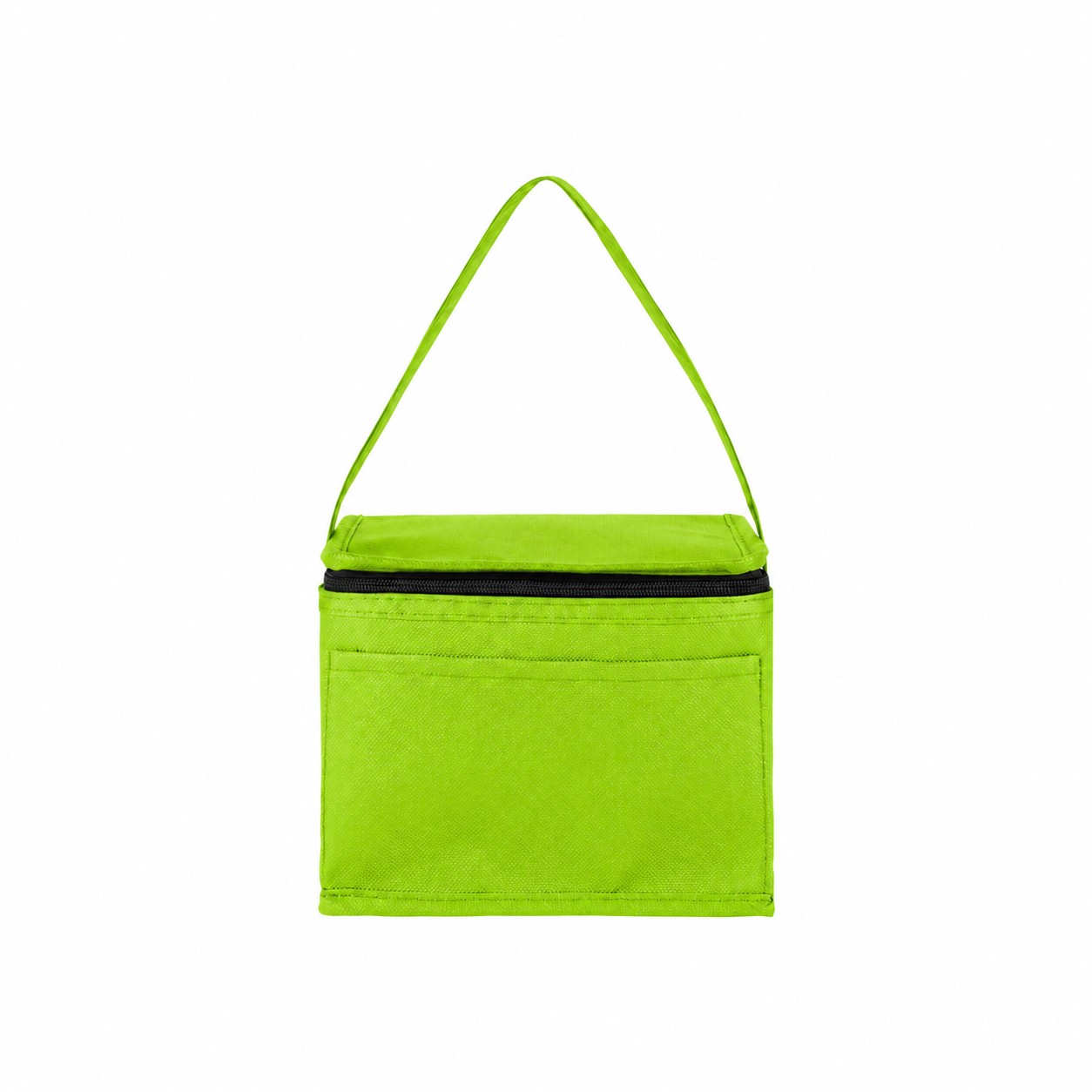 Zippered Storage Cooler Bag — Lime Green