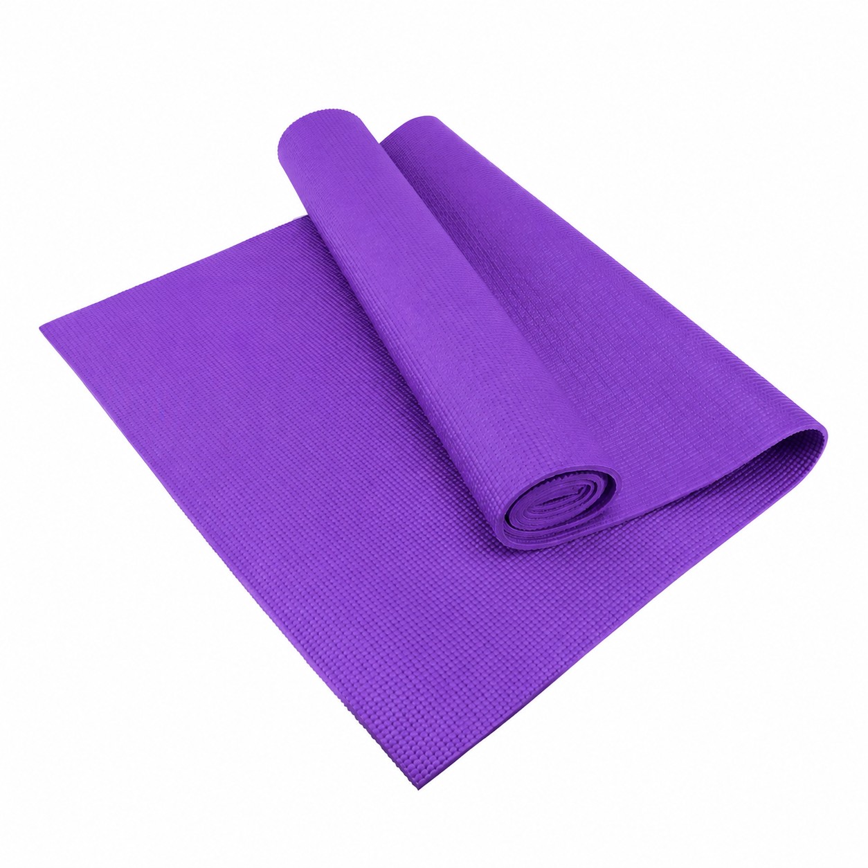 Full Length PVC Exercise Mat — Purple