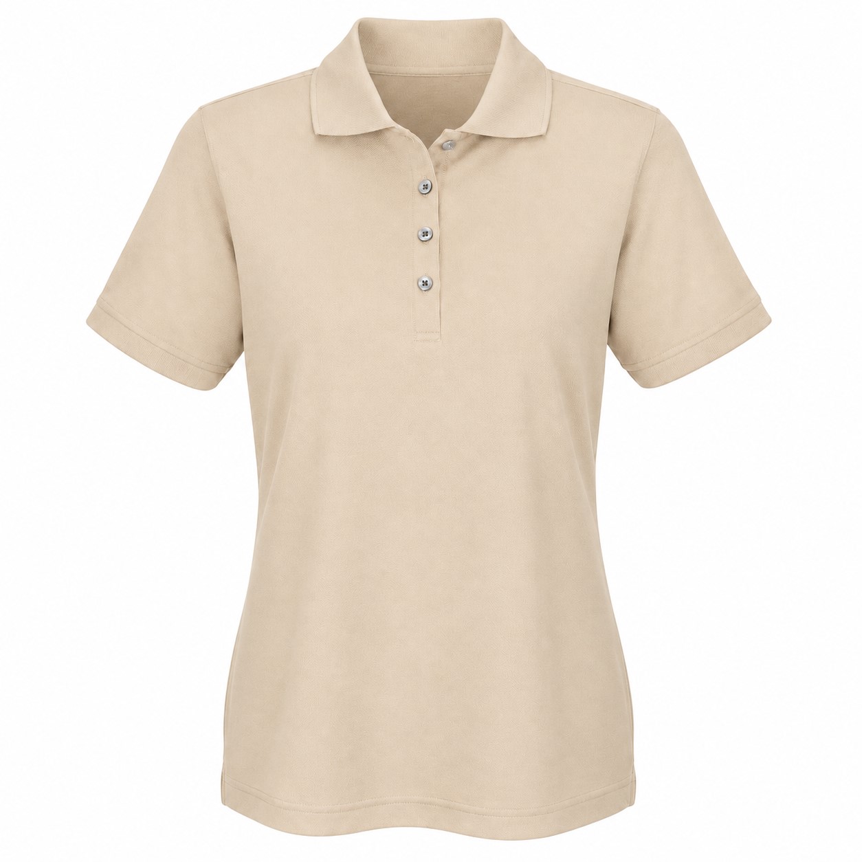 Ladies Ringspun Cotton Scoop Tank — Beige