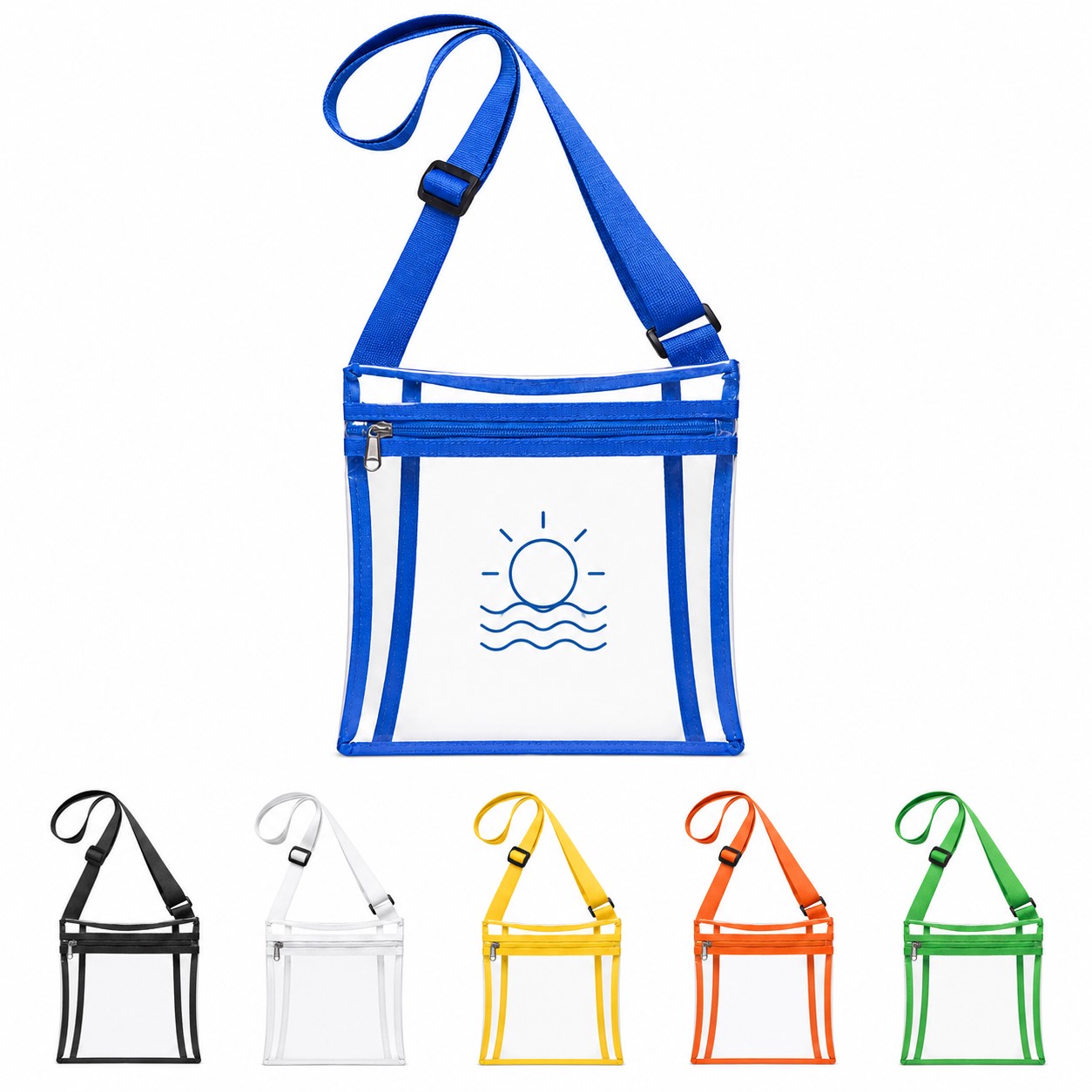 Transparent PVC Adjustable Strap Event Bag