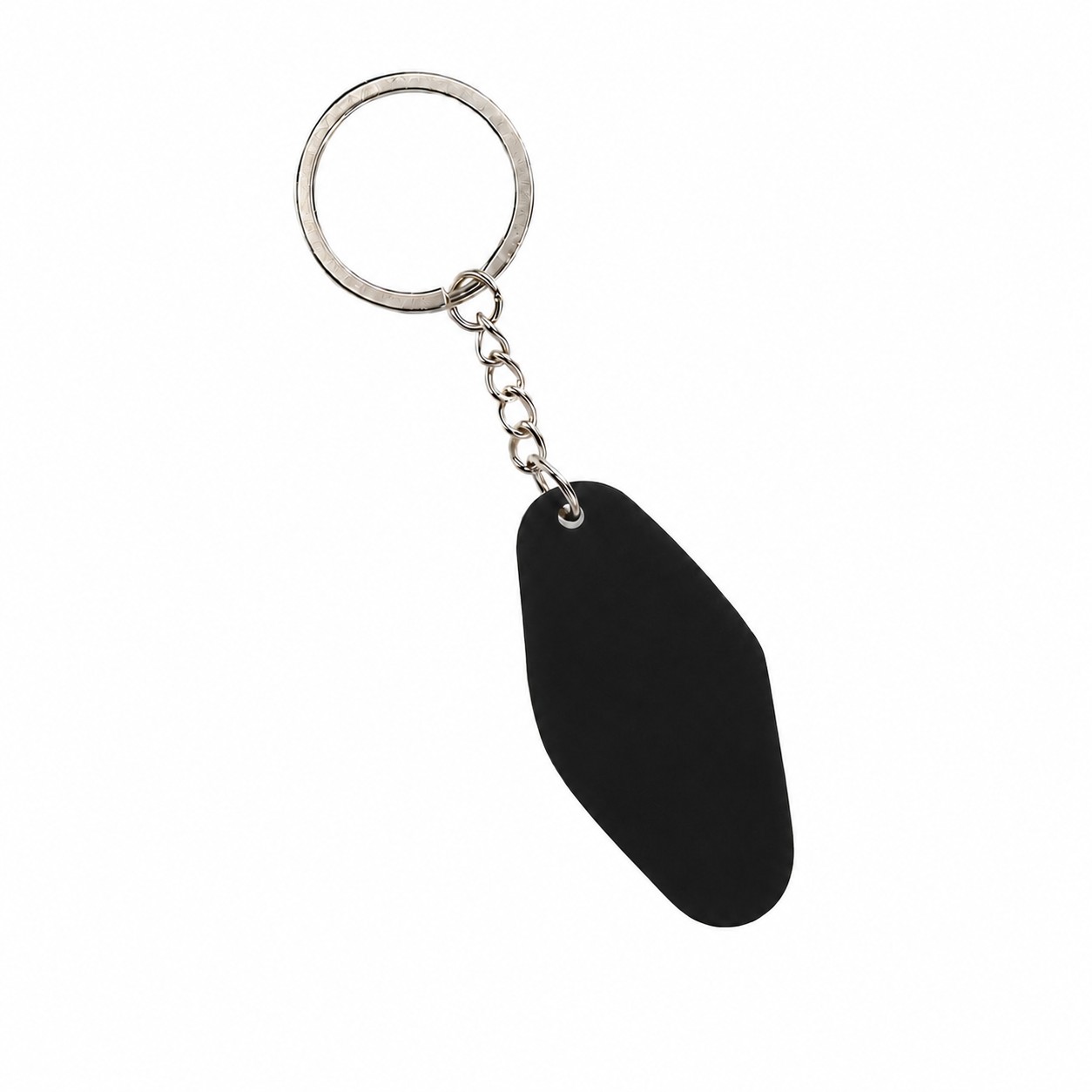 Acrylic Key Tag With Hardware — Black
