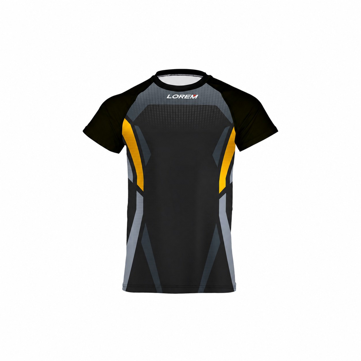 Men's Compression Gym Workout Shirt — Gold