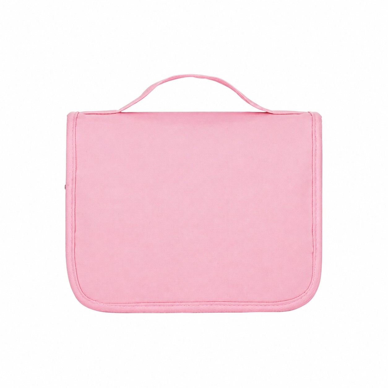 600D Zippered Storage Toiletry Bag — Pink