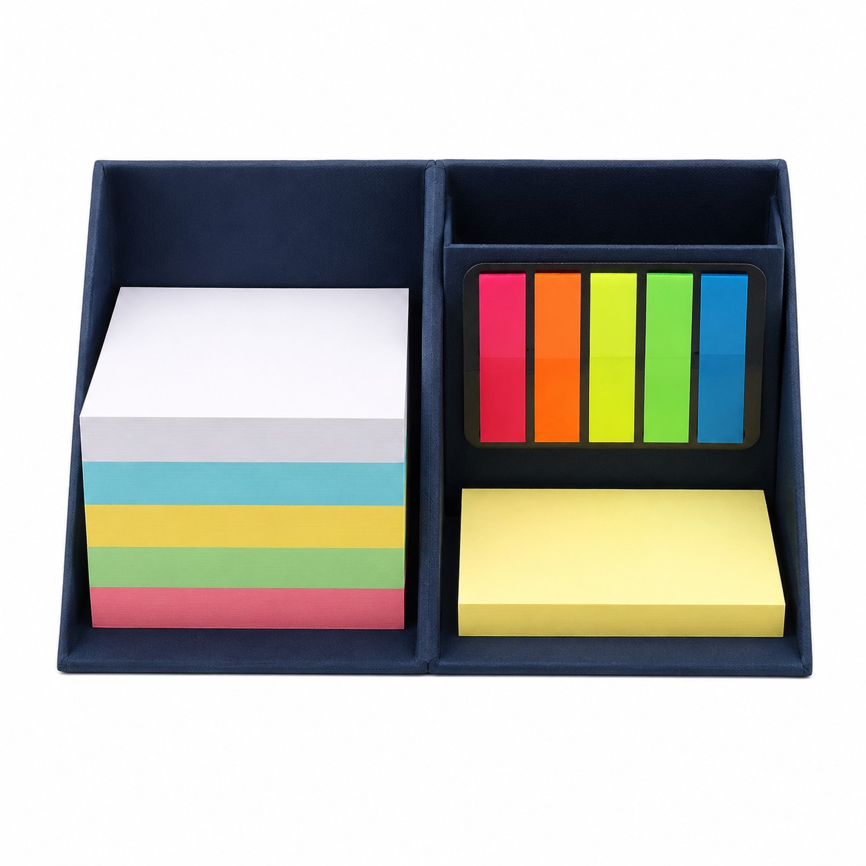 Foldable Recycled Paper Sticky Note Organizer — view 2