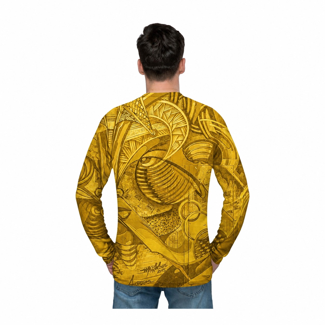 Long Sleeve Performance T-Shirt — Gold