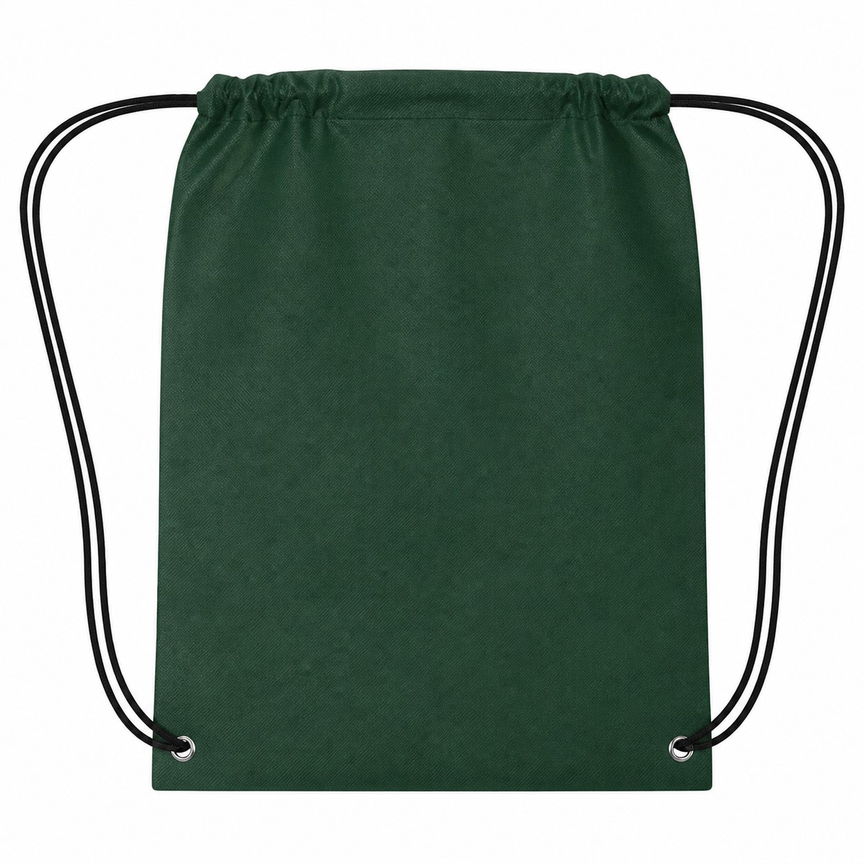 Corner Grommet Polyester Drawstring Backpack — view 2