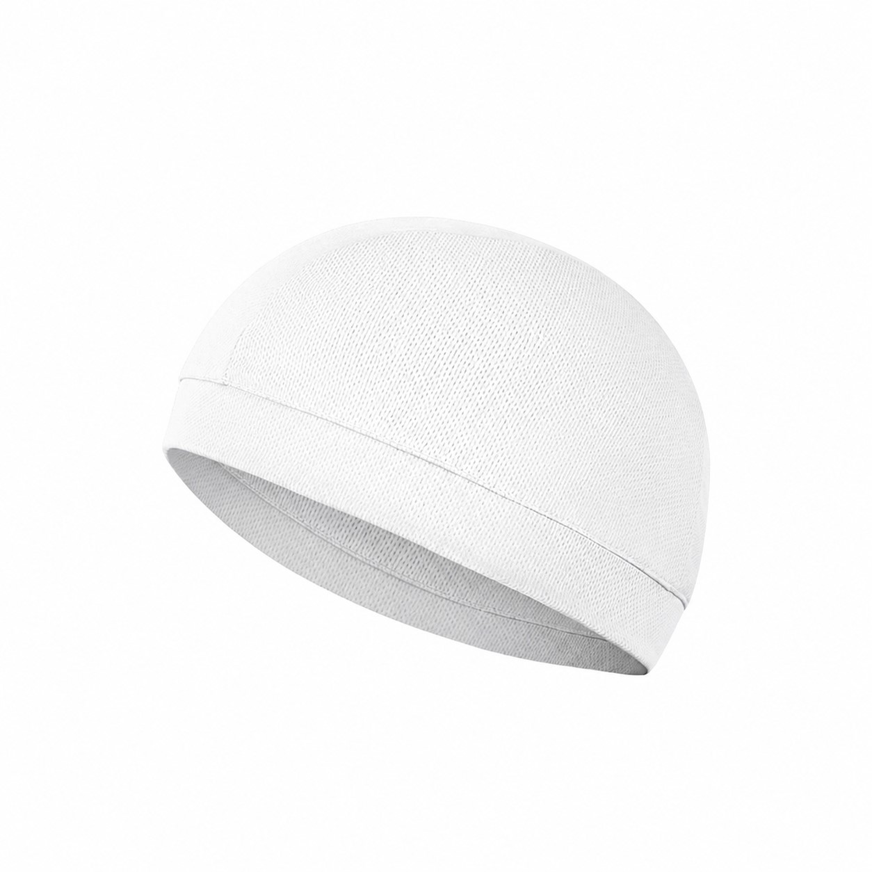 Fleece Lined Winter Skull Cap — White