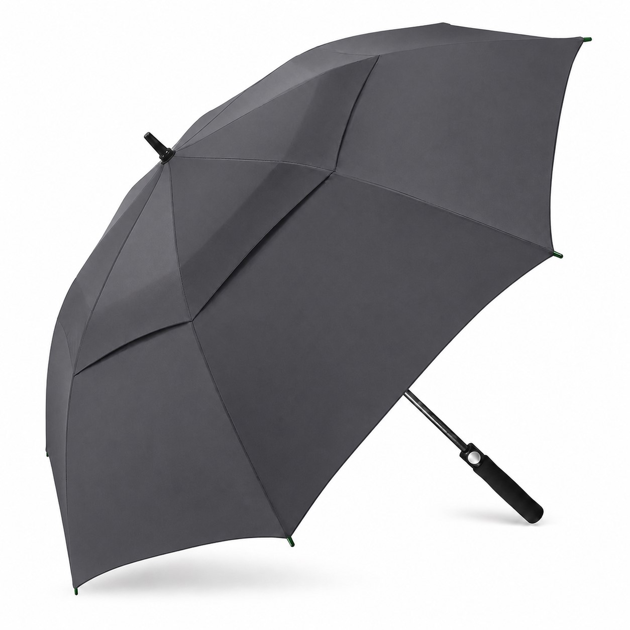 Large Polyester Golf Umbrella — Dark Gray