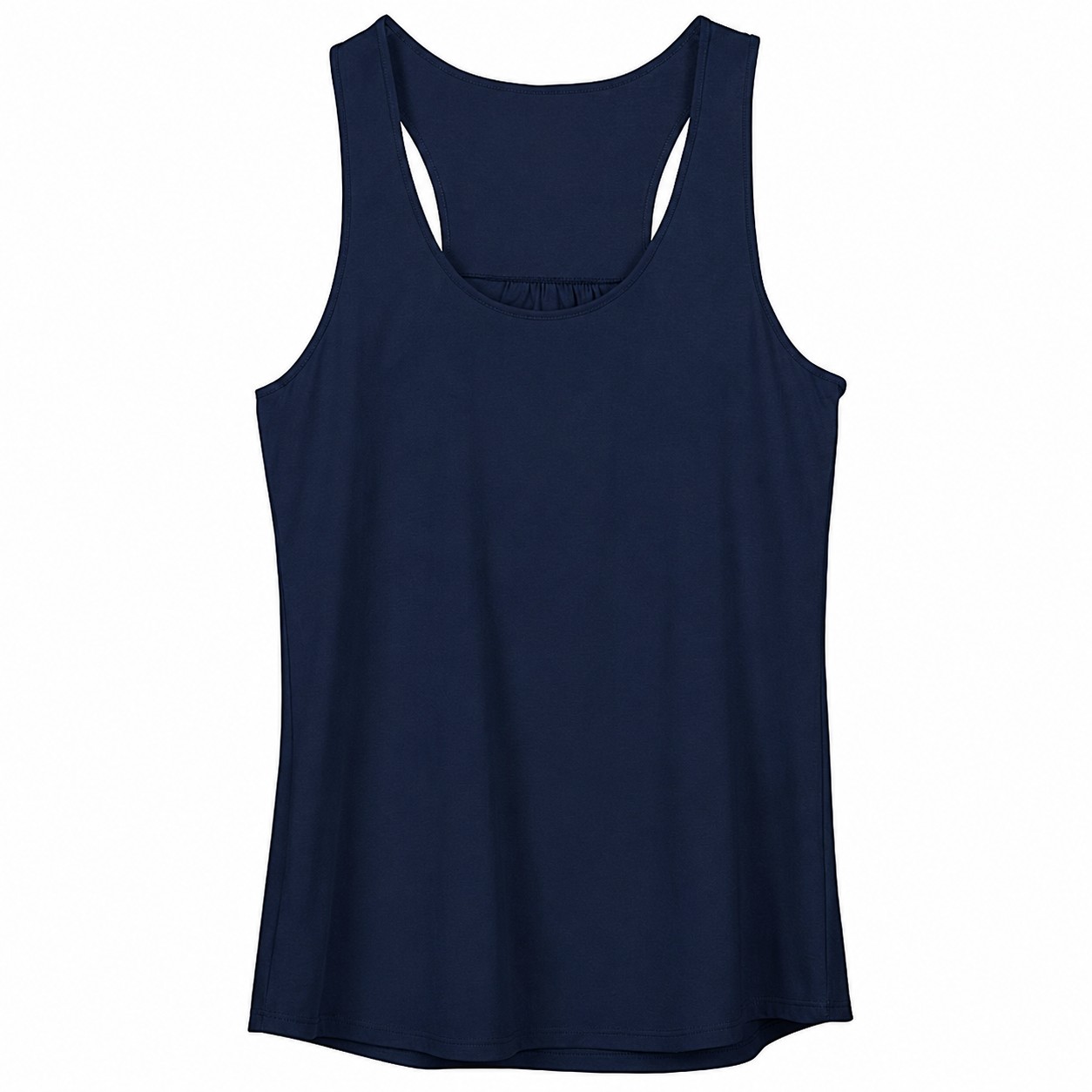 Ladies' Cotton Racerback Tank Top — view 2