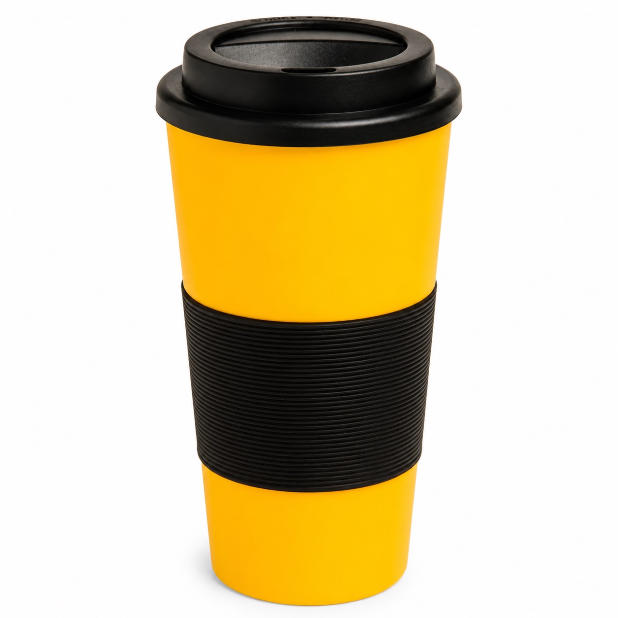 Ribbed Grip Stainless Steel Travel Tumbler — view 2