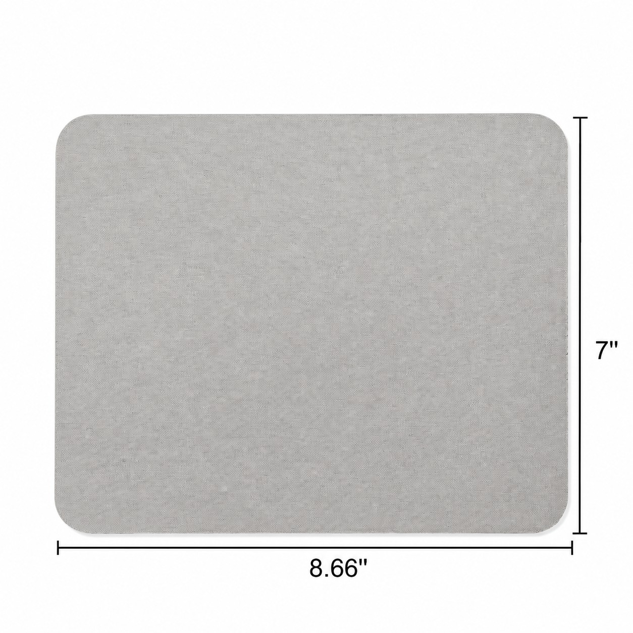 Soft Surface Fabric Mouse Pad — Nickel Silver