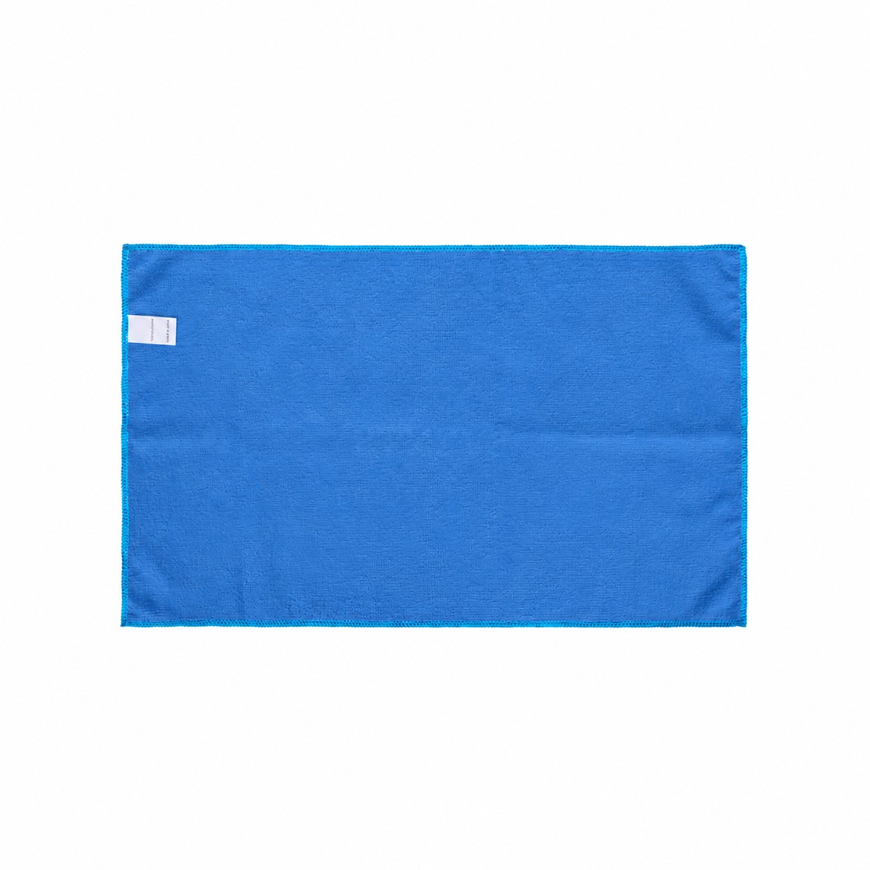 Microfiber Rally Towel With Stitched Edge — Blue