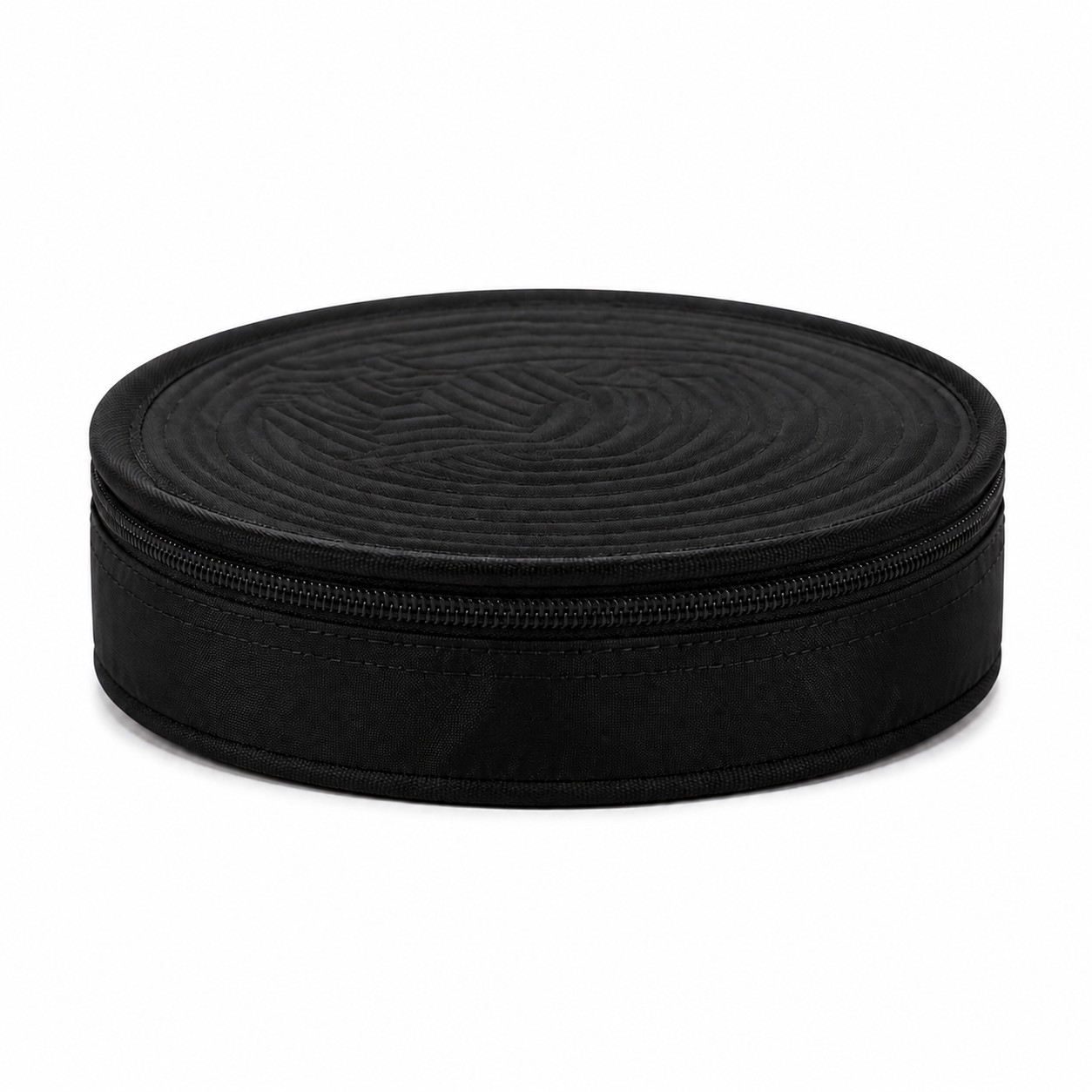 Four Section Collapsible Plastic Cup — Black