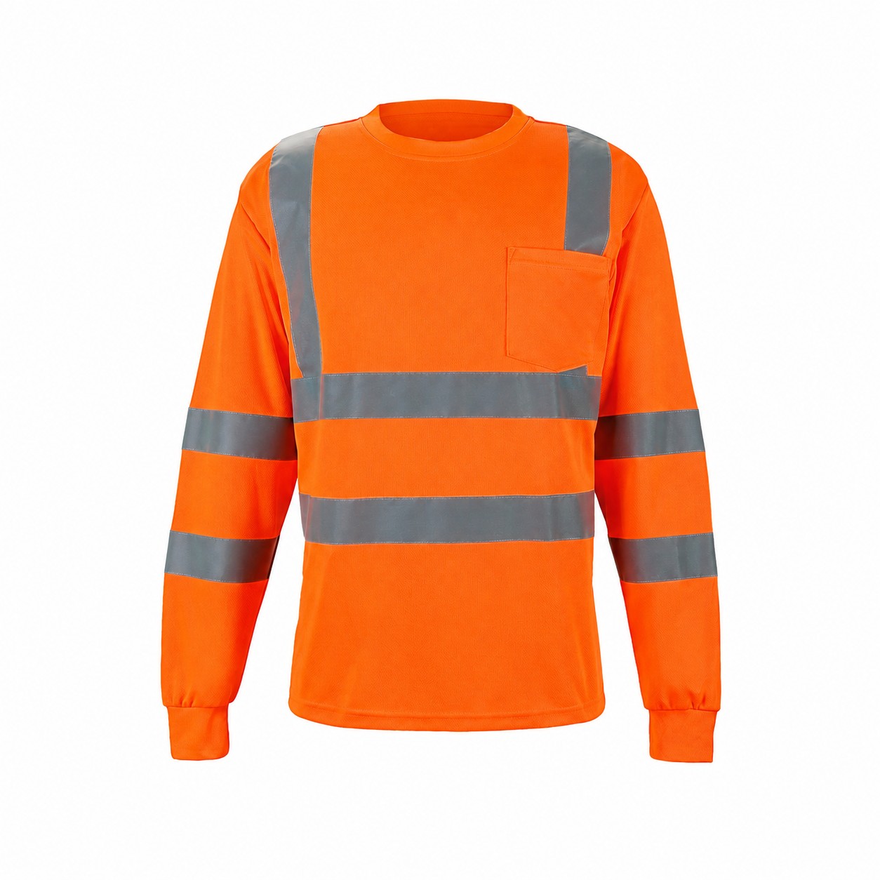 Hi Viz Reflective Safety T-Shirt — Safety Orange