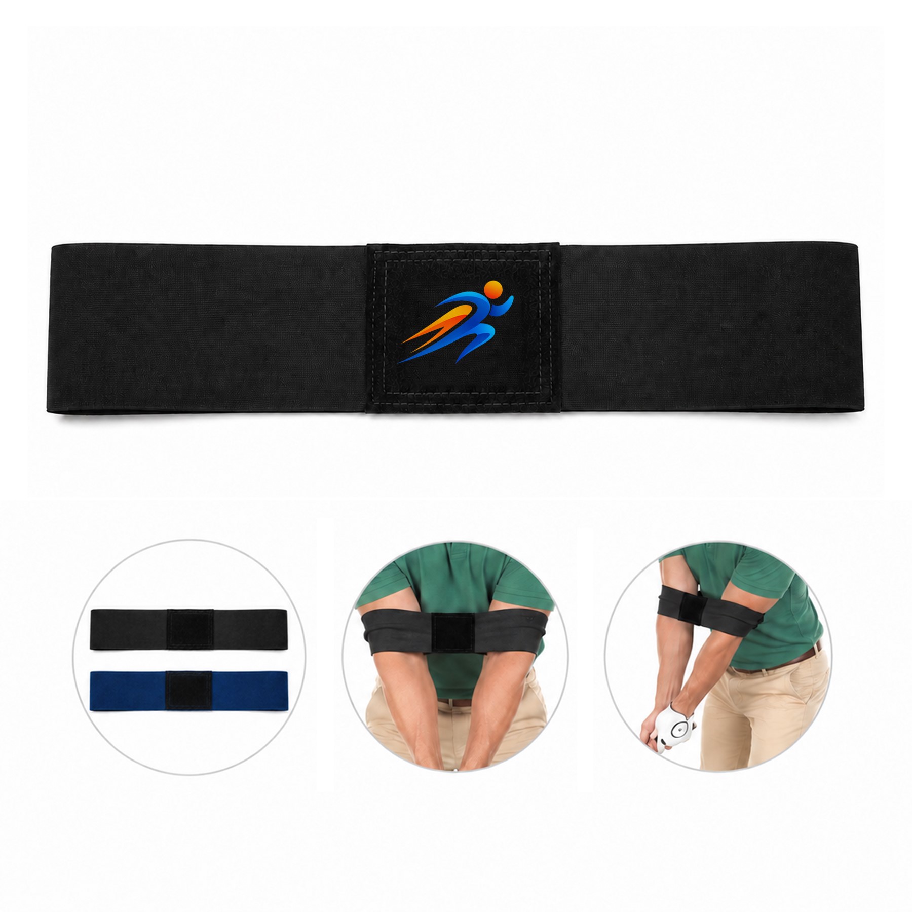 Adjustable Nylon Spandex Golf Swing Arm Band