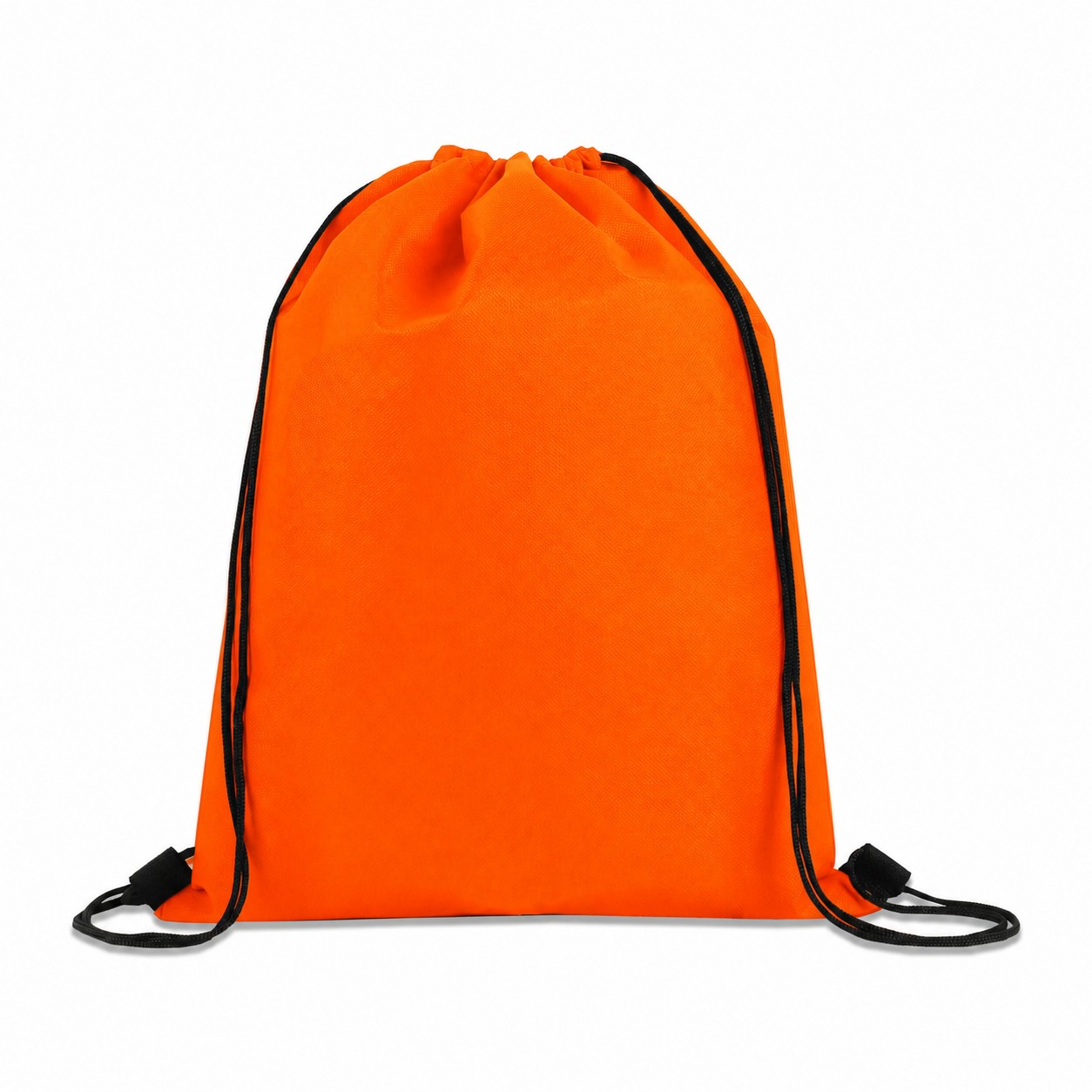 80GSM Non-Woven Drawstring Bag — Orange